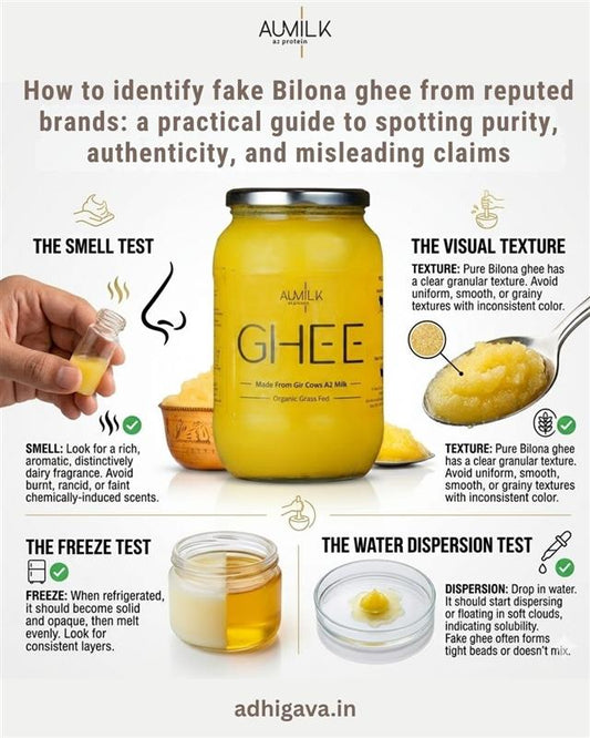 How to identify fake Bilona ghee from reputed brands: a practical guide to spotting purity, authenticity, and misleading claims