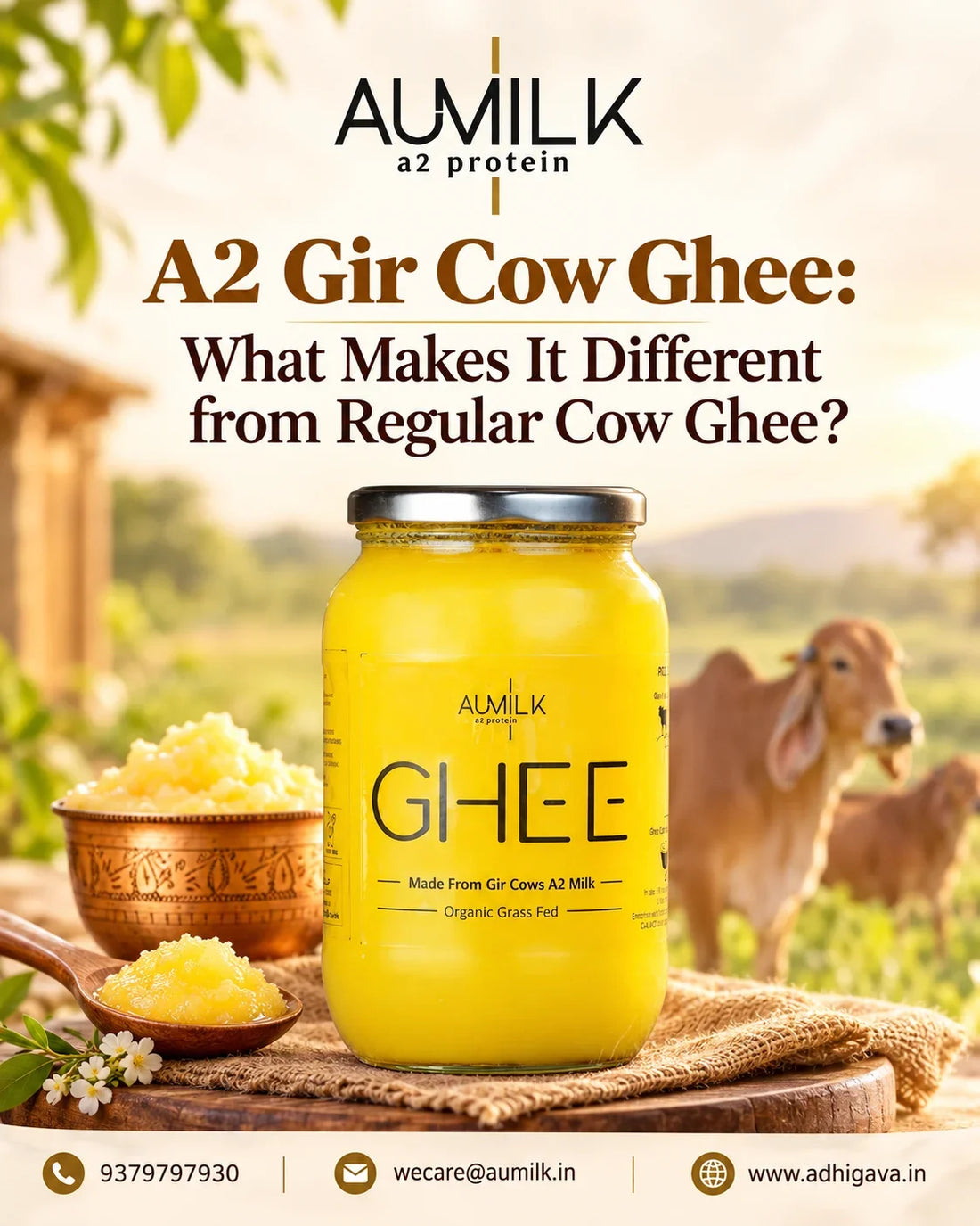 A2 Gir Cow Ghee: What Makes It Different from Regular Cow Ghee?