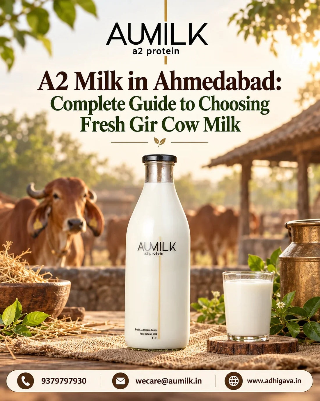 A2 Milk in Ahmedabad: Complete Guide to Choosing Fresh Gir Cow Milk