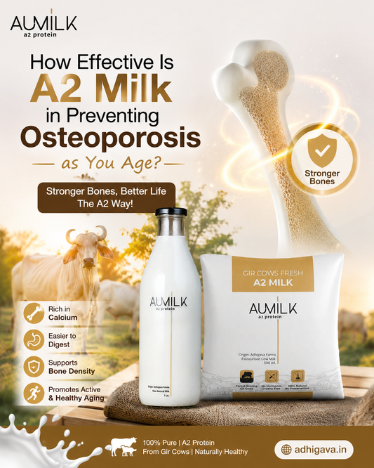 How Effective Is A2 Milk in Preventing Osteoporosis as You Age?