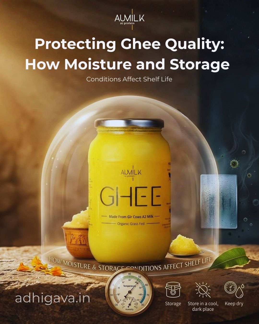 Protecting Ghee Quality: How Moisture and Storage Conditions Affect Shelf Life