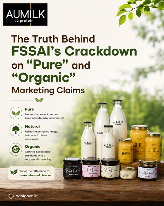 The Truth Behind FSSAI’s Crackdown on “Pure” and “Organic” Marketing Claims